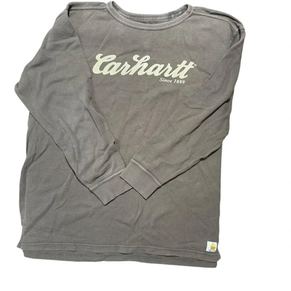 Carhartt Taupe Waffle Knit Top - Picture 6 of 14